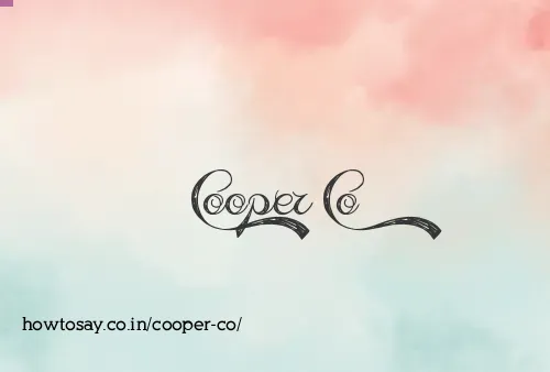 Cooper Co
