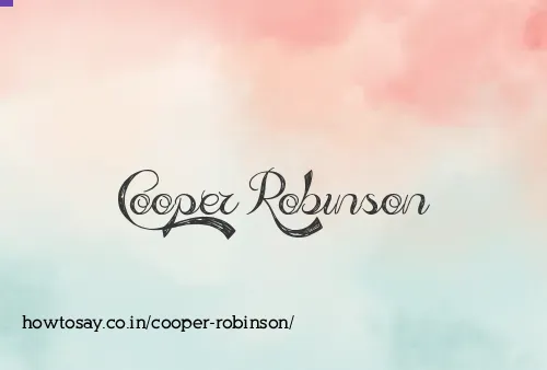 Cooper Robinson