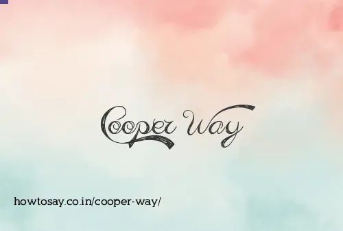 Cooper Way