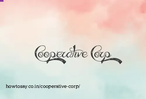 Cooperative Corp