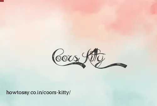 Coors Kitty