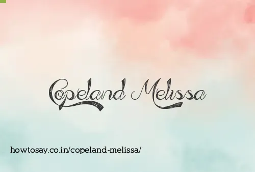 Copeland Melissa
