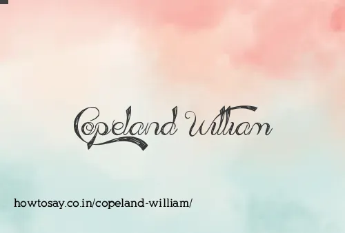 Copeland William