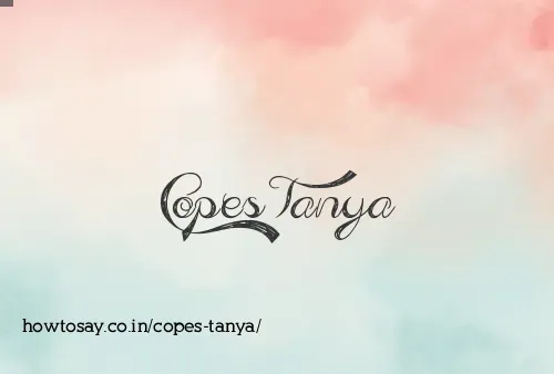 Copes Tanya