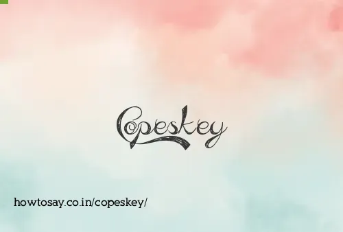 Copeskey