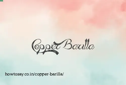 Copper Barilla