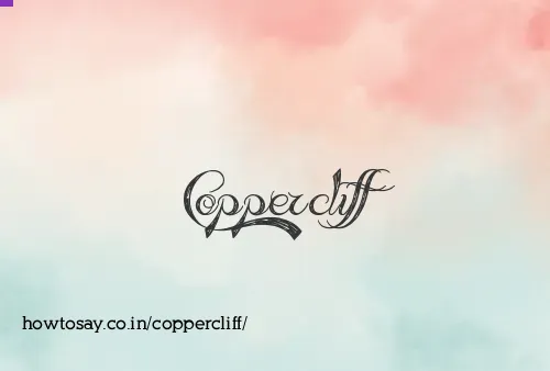 Coppercliff