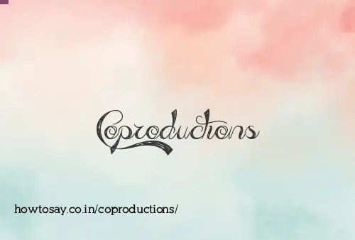 Coproductions