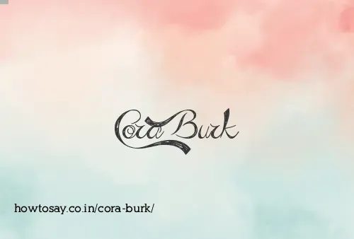 Cora Burk