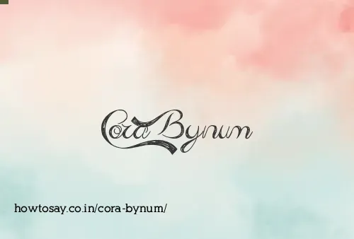 Cora Bynum