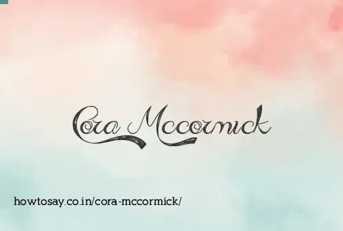 Cora Mccormick
