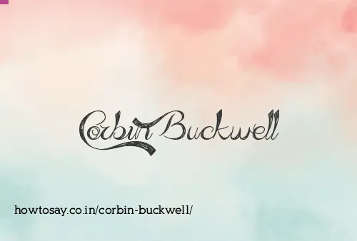 Corbin Buckwell
