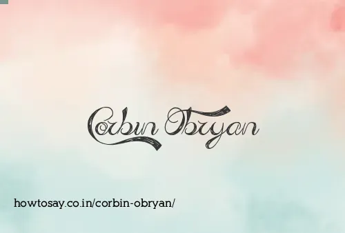 Corbin Obryan