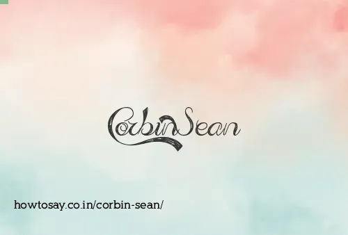 Corbin Sean