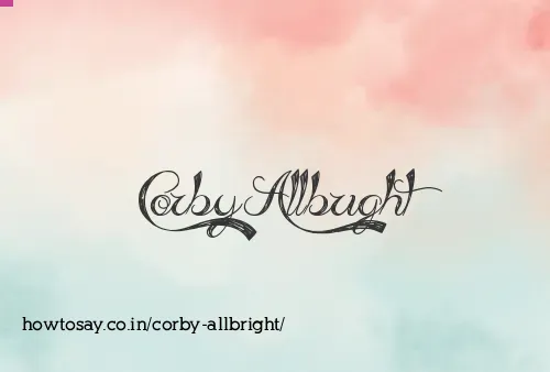 Corby Allbright
