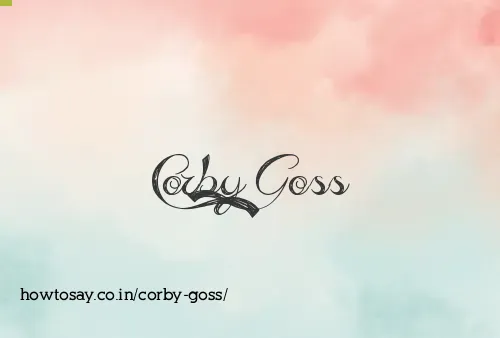 Corby Goss
