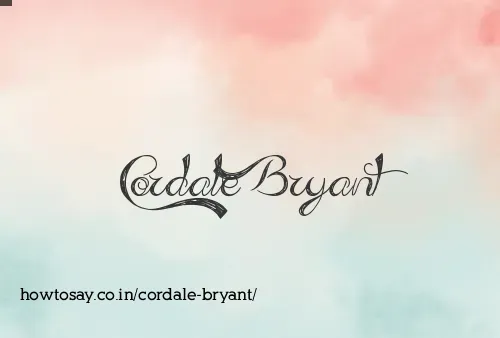 Cordale Bryant
