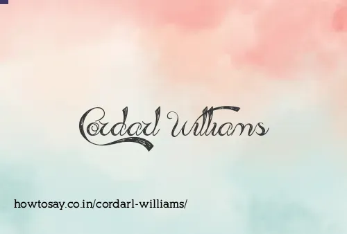Cordarl Williams