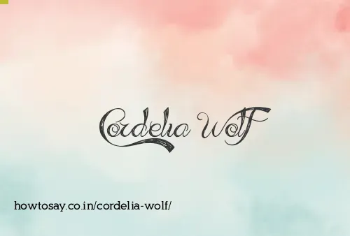 Cordelia Wolf