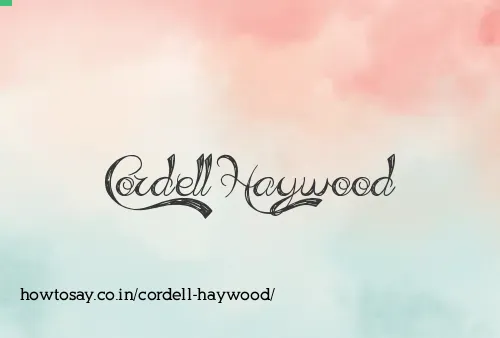 Cordell Haywood