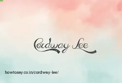 Cordway Lee