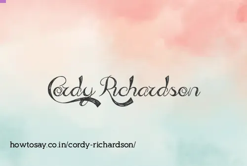 Cordy Richardson
