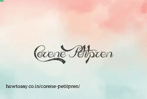 Corene Petitpren
