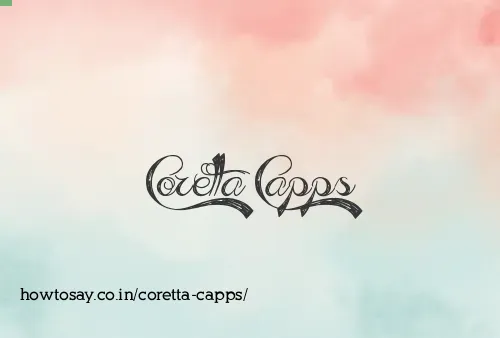 Coretta Capps