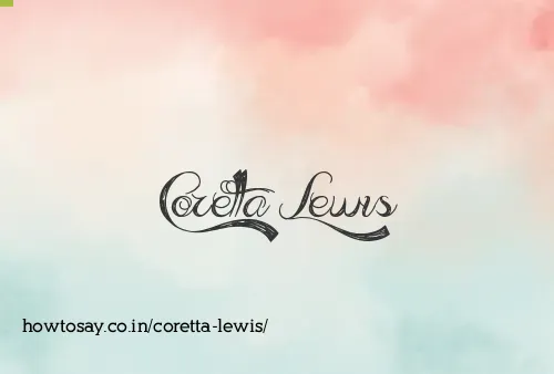 Coretta Lewis