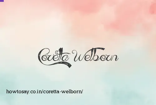 Coretta Welborn