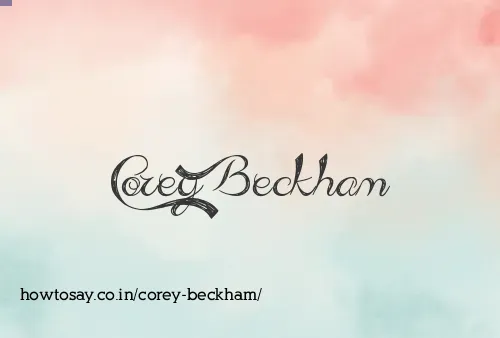 Corey Beckham