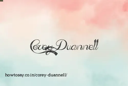 Corey Duannell
