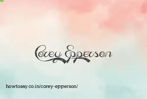 Corey Epperson