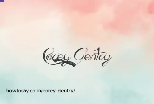 Corey Gentry