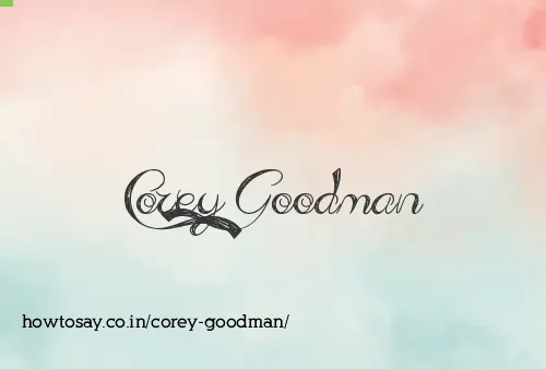 Corey Goodman