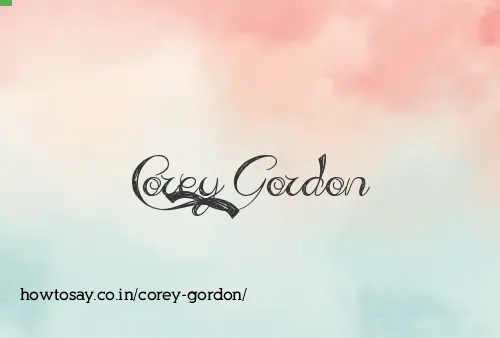 Corey Gordon