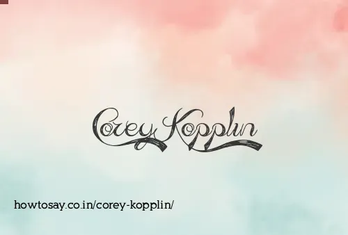 Corey Kopplin