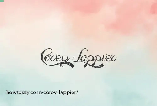 Corey Lappier