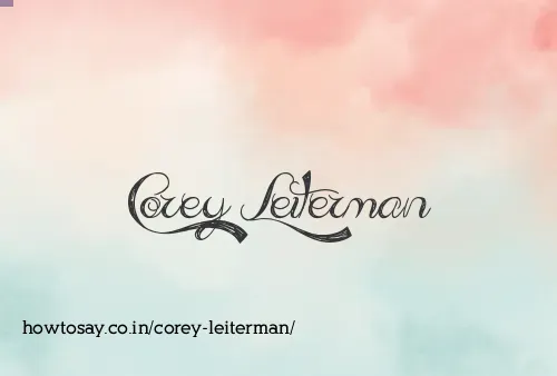 Corey Leiterman