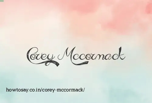 Corey Mccormack