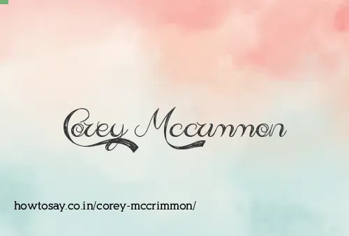 Corey Mccrimmon