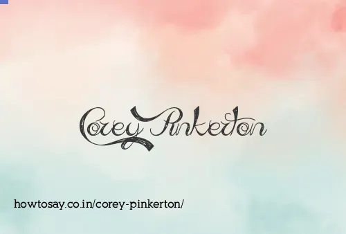 Corey Pinkerton