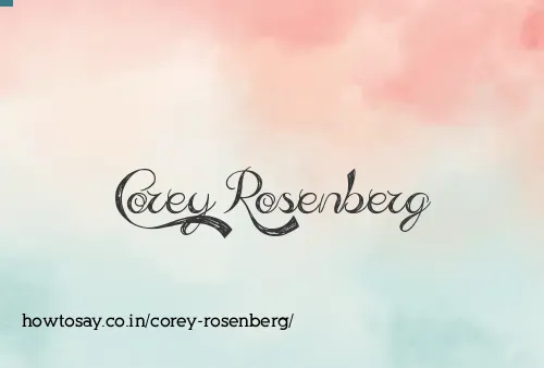 Corey Rosenberg