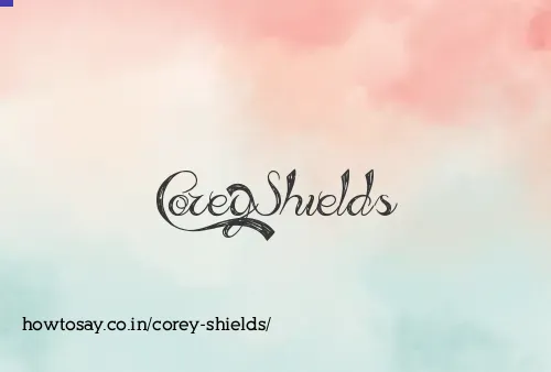 Corey Shields