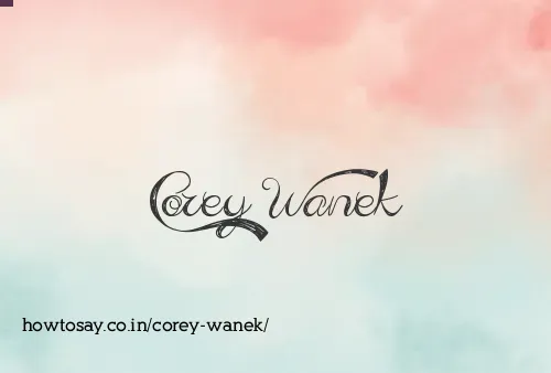 Corey Wanek