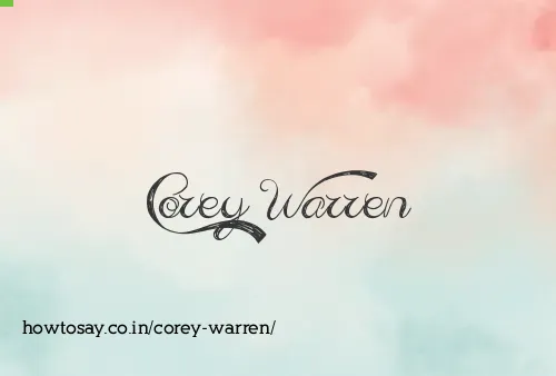 Corey Warren