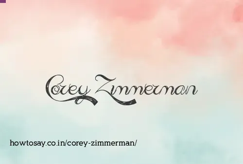 Corey Zimmerman