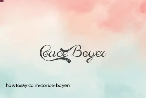 Corice Boyer