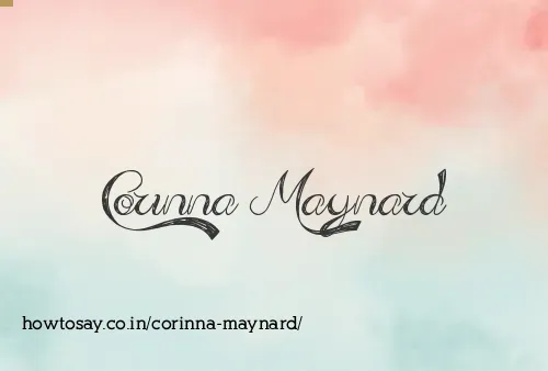 Corinna Maynard
