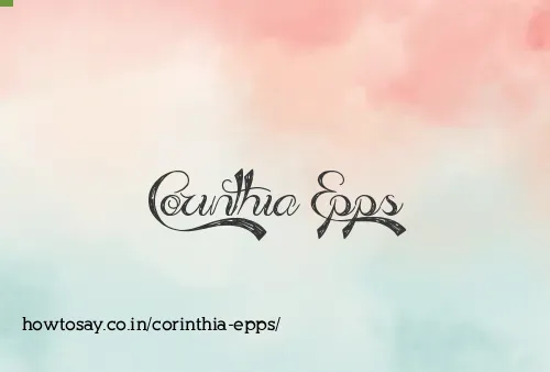 Corinthia Epps